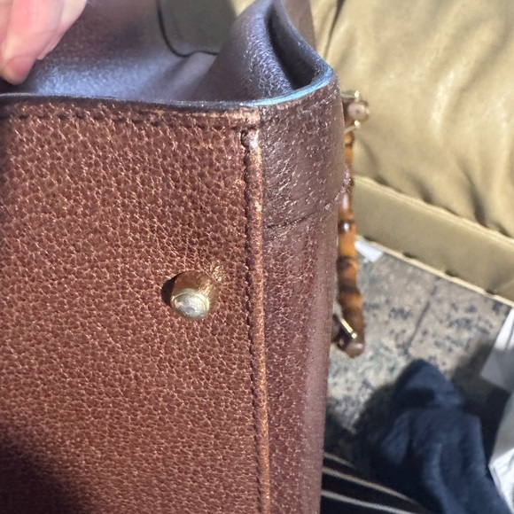 Gucci Diana Large Vintage Bamboo tote in Brown - Picture 16 of 16